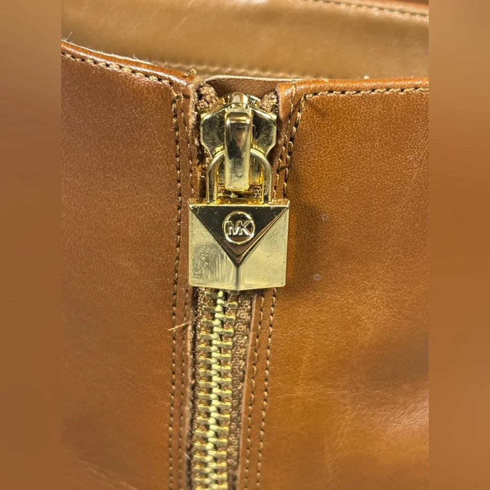 MICHAEL‎ KORS FRENCHIE LEATHER BOOTIE SIZE 7.5
